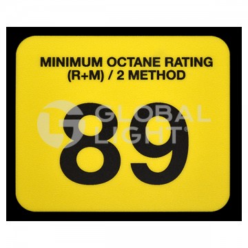 Gilbarco Advantage® Generic Octane Overlay 89"