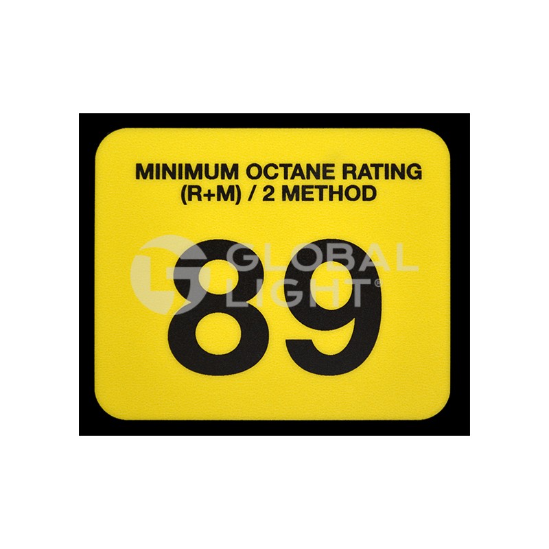 Gilbarco Advantage® Generic Octane Overlay 89"