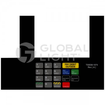 T50038-1074, GL5247, Gilbarco Advantage, Shell Overlay