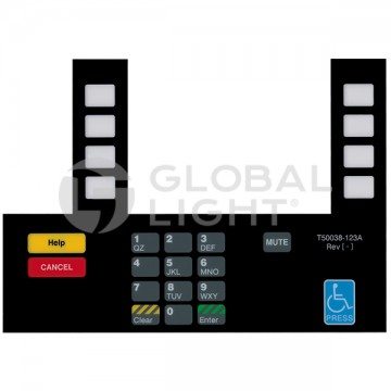 T50038-123A, GL5251, Gilbarco Advantage, Shell Overlay