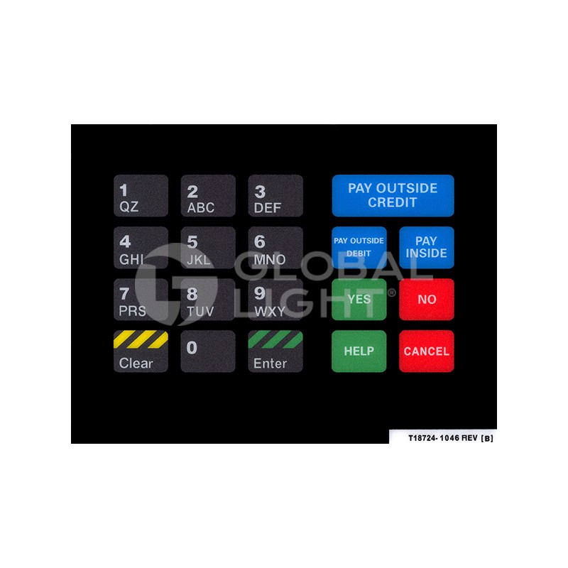 T18724-1046, GL5289, Gilbarco Advantage, Circle K Overlay