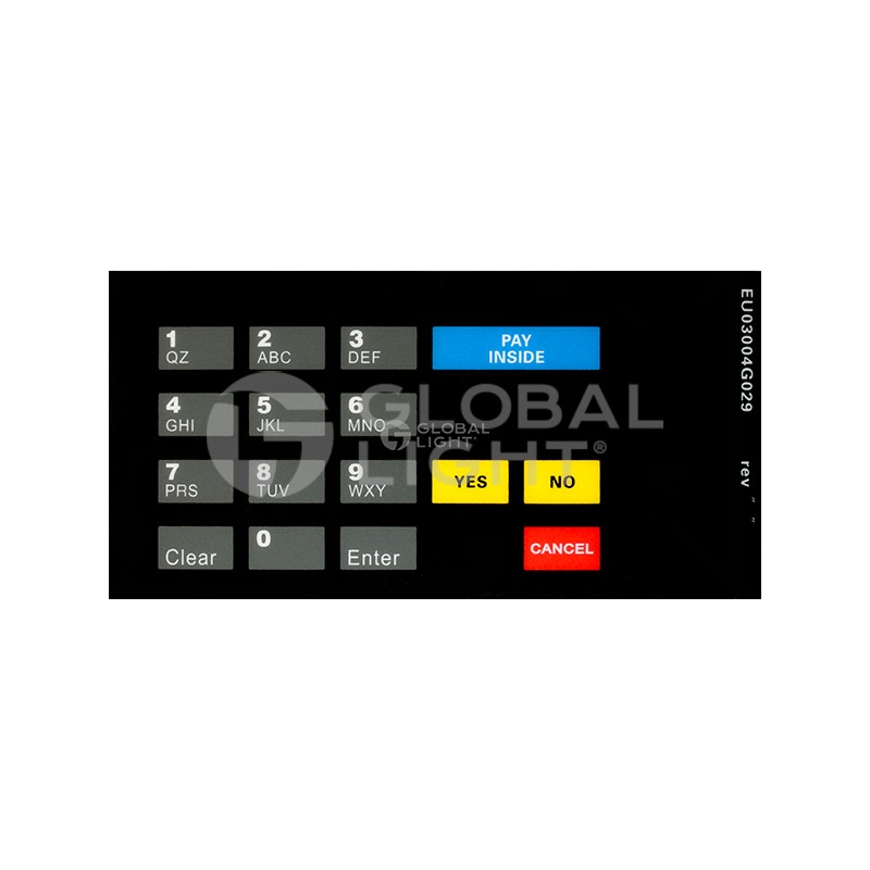 Gilbarco Encore Holiday, CRIND Overlay (works with M0014B002 & M00141B004)_x000D_, EU03004G029 Gilbarco Encore Holiday, CRIND Overlay (works with M0014B002 & M00141B004)_x000D_, EU03004G029