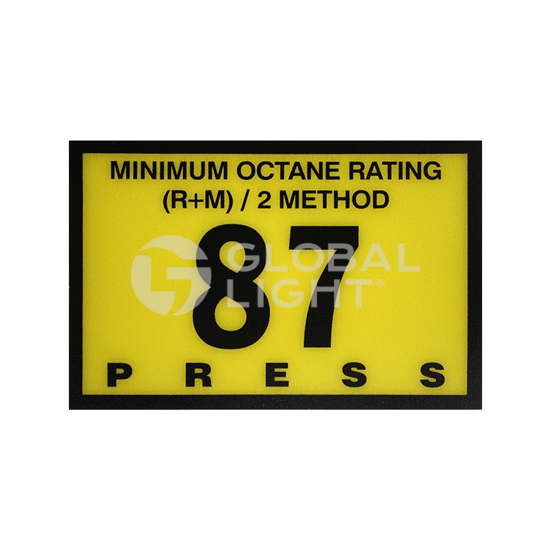 R60030-12, Gilbarco Advantage, Octane Overlay R60030-12, Gilbarco Advantage, Octane Overlay