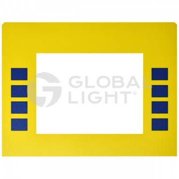 EU01003G015, Standard Monochrome Softkey Overlay Made to Replace Gilbarco Encore M01254-B002 & -B003