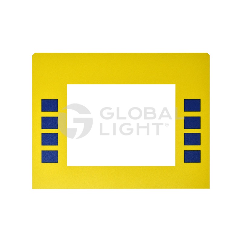 EU01003G015, Standard Monochrome Softkey Overlay Made to Replace Gilbarco Encore M01254-B002 & -B003 EU01003G015, Standard Monochrome Softkey Overlay Made to Replace Gilbarco Encore M01254-B002 & -B003