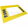 EU01003G015, Standard Monochrome Softkey Overlay Made to Replace Gilbarco Encore M01254-B002 & -B003