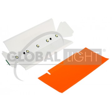 Gilbarco Advantage, Backlight LED kit Money/Volume (5-bulb). Includes 2 diffusers: clear and orange, T17622 G6