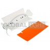 Gilbarco Advantage, Backlight LED kit Money/Volume (5-bulb). Includes 2 diffusers: clear and orange, T17622 G6