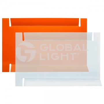 Gilbarco Advantage, Remote PPU (2-bulb) backlight LED kit (1 piece). Includes 2 diffusers: clear and orange, T17622 G8