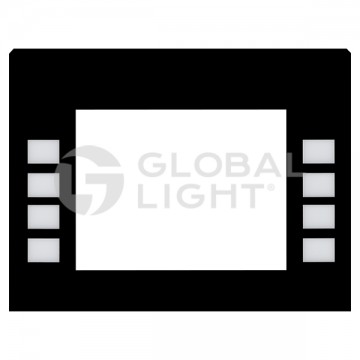 Gilbarco Encore, Monochrome Softkey Black Overlay, ENE0301G001