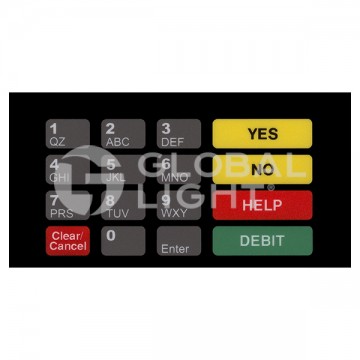 Gilbarco Advantage, Keypad Overlay, Made to Replace: T50067-1076