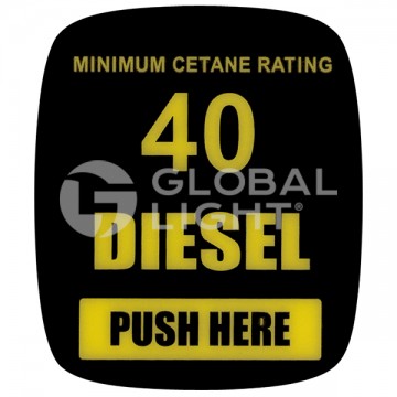 Wayne Ovation, Octane Decal 40/DIESEL, 888460-001-115
