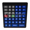 Decal for Gilbarco Encore Alpha Numeric Customer Input Keypad
