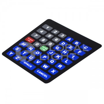 Decal for Gilbarco Encore Alpha Numeric Customer Input Keypad