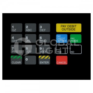 T18724-1133, Gilbarco Advantage® CRIND Keypad Overlay
