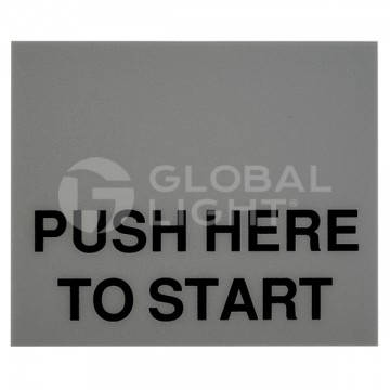Wayne Vista® "Push Here" Button Overlay