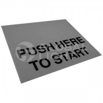 Wayne Vista® "Push Here" Button Overlay