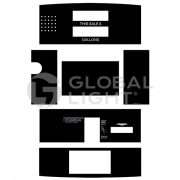 Gilbarco® Encore® Set of 6 Pump Overlays