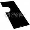 EN04001G001, Gilbarco Encore® Standard Left Display Blank Overlay