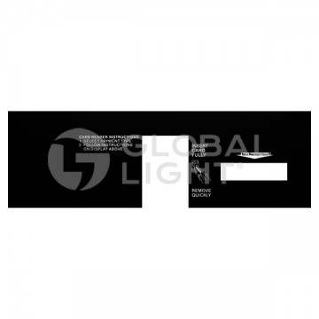 EN06006G001 , Gilbarco Encore® Standard CRIND Option Panel Overlay (with receipt door)