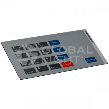 EU03004G016A, Gilbarco Encore® Chevron® CRIND Keypad Overlay