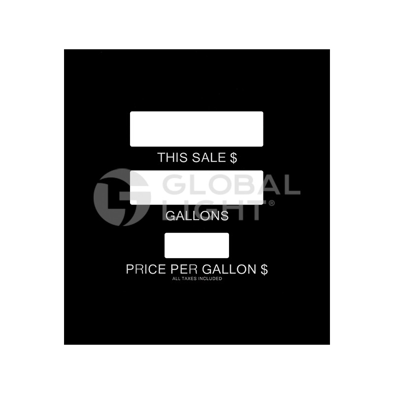 T18783-G7, GL5181, Gilbarco Advantage, Overlay T18783-G7, GL5181, Gilbarco Advantage, Overlay