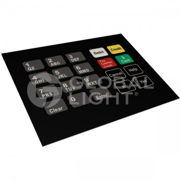 T18724-01A, GL5186, Gilbarco Advantage, Overlay