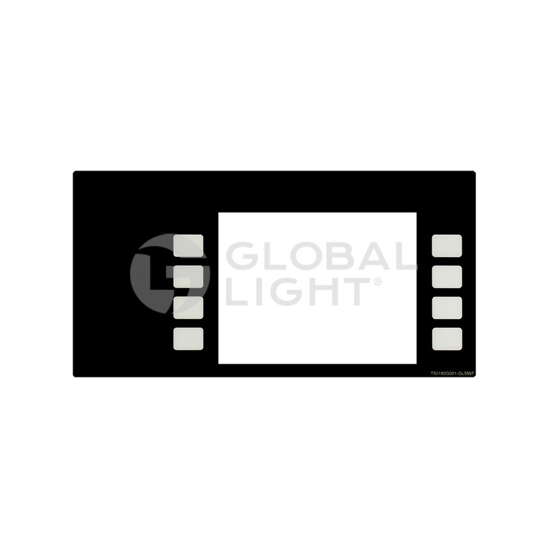 T50180-G001, GL5597, Gilbarco Advantage, Softkey Overlay T50180-G001, GL5597, Gilbarco Advantage, Softkey Overlay