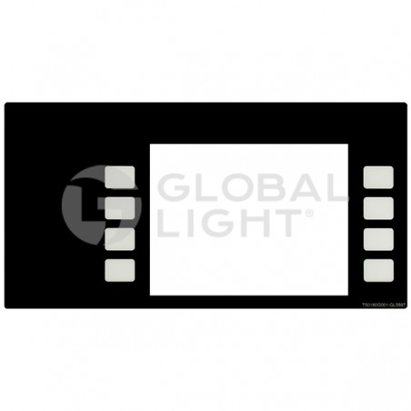 T50180-G001, GL5597, Gilbarco Advantage, Softkey Overlay