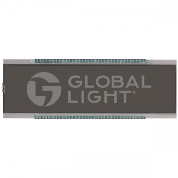 LCD  Gilbarco SK700. 70 pins, 6 digits.