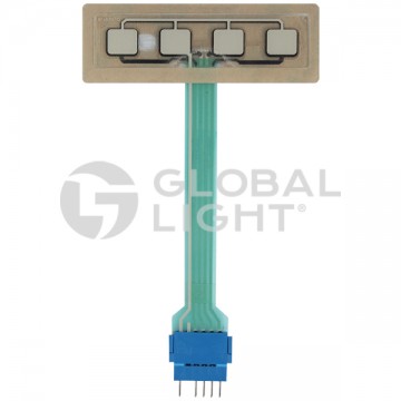Gilbarco Encore 500S, Membrane Keypad 4 positions, M08418B001