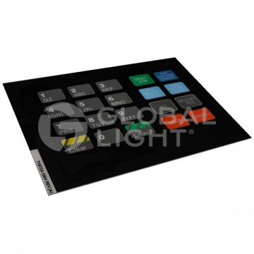 T18724-1064, GL5055, Gilbarco Advantage, Keypad Overlay