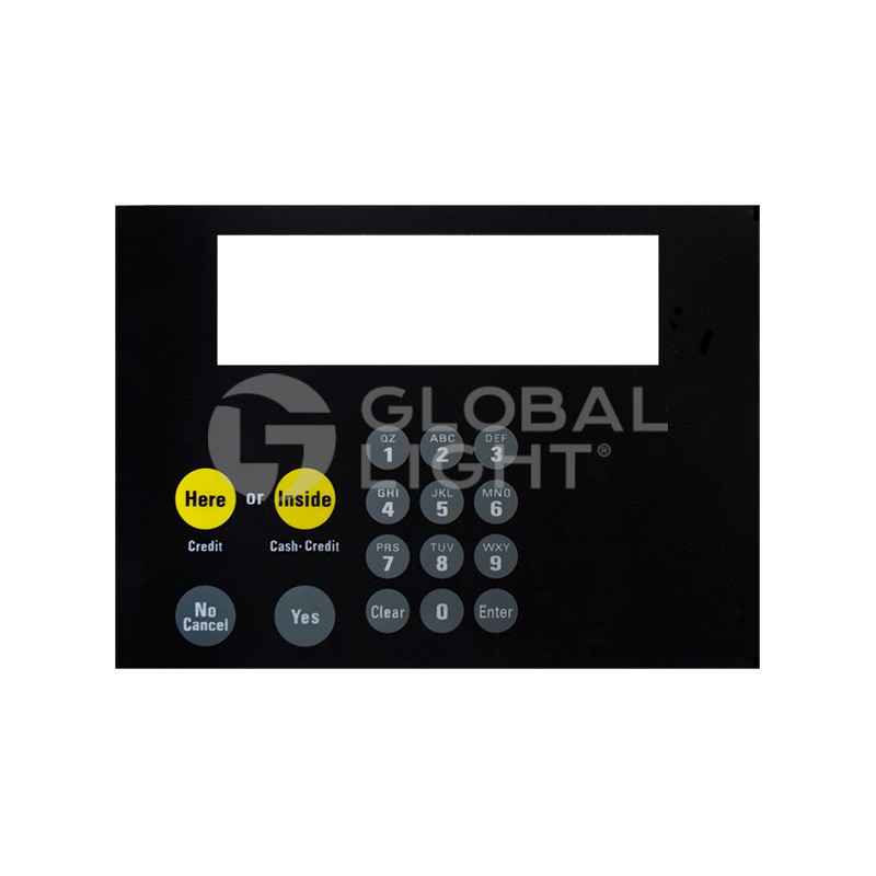 Keypad Overlay with adhesive Keypad Overlay with adhesive