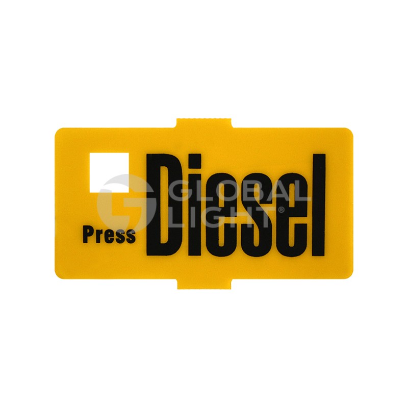 Wayne Vista, "Diesel" Decal (2x1 in.), 004-201800-071 Wayne Vista, "Diesel" Decal (2x1 in.), 004-201800-071