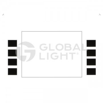 EU01003G030, Gilbarco® Encore S® Monochrome Softkey Overlay, White