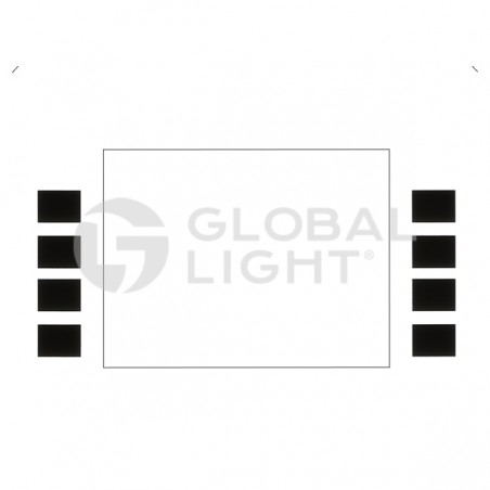 EU01003G030, Gilbarco® Encore S® Monochrome Softkey Overlay, White