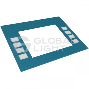 EU01003G039, Gilbarco Encore S® Monochrome Softkey Overlay TEAL