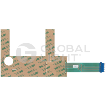 T19525-03, GL5077, Gilbarco Advantage, Membrane Switch / Preset