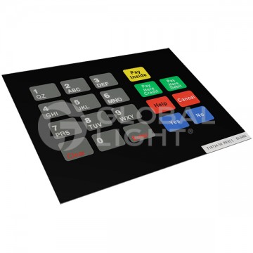 T18724-58, Gilbarco Advantage® Diamond Shamrock® CRIND Keypad Overlay