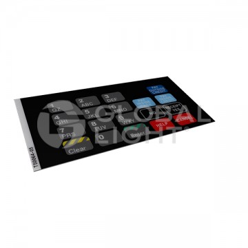T50064-05, GL5080, Gilbarco  Eclipse, Encore, Keypad Overlay
