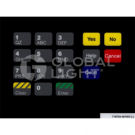 T18724-49, GL5085, Gilbarco Advantage, CRIND Overlay