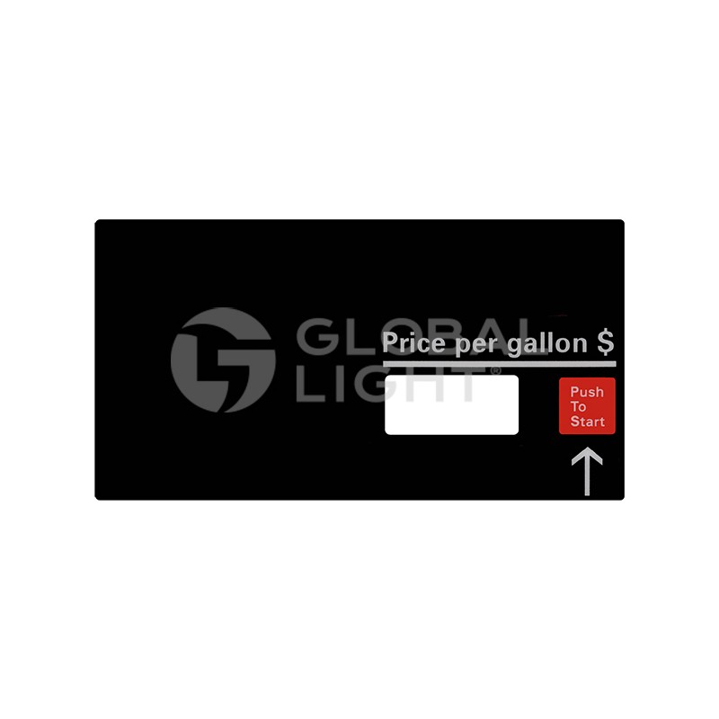R19431-G114, GL5485, Gilbarco Advantage, Exxon Overlay R19431-G114, GL5485, Gilbarco Advantage, Exxon Overlay
