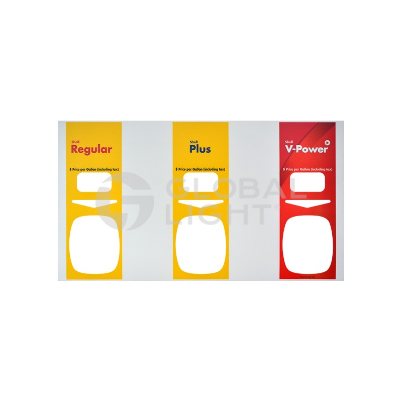 88459-003-323, Wayne Ovation® Shell® V-Power® 3-Prod Overlay, RVIE spec