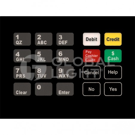 CRIND Keypad Overlay, Gilbarco Advantage, T18724-01A