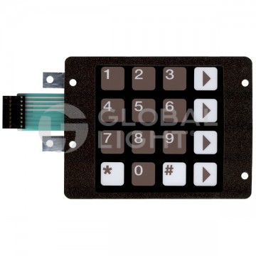 16-Key Membrane Keypad,...