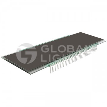 LCD  Gilbarco SK700. 70 pins, 6 digits.